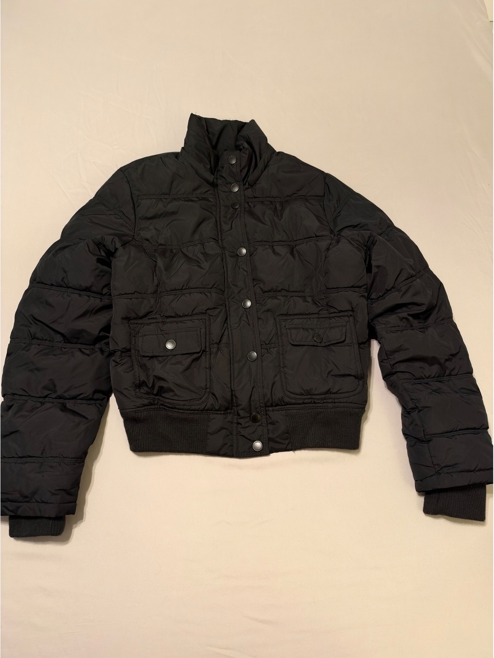 Aeropostale Women's Black Puffer Jacket Size XL